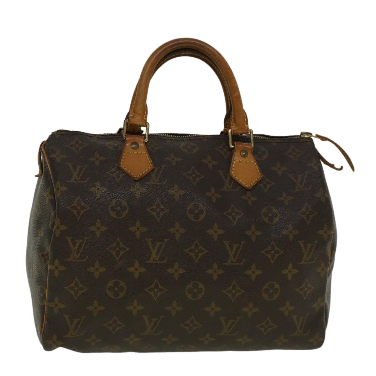 LOUIS VUITTON Monogram Speedy 30 Hand Bag M41526 LV Auth 58952