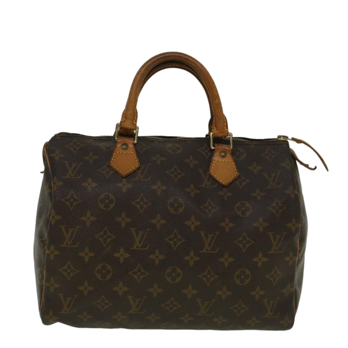 LOUIS VUITTON Monogram Speedy 30 Hand Bag M41526 LV Auth 58952