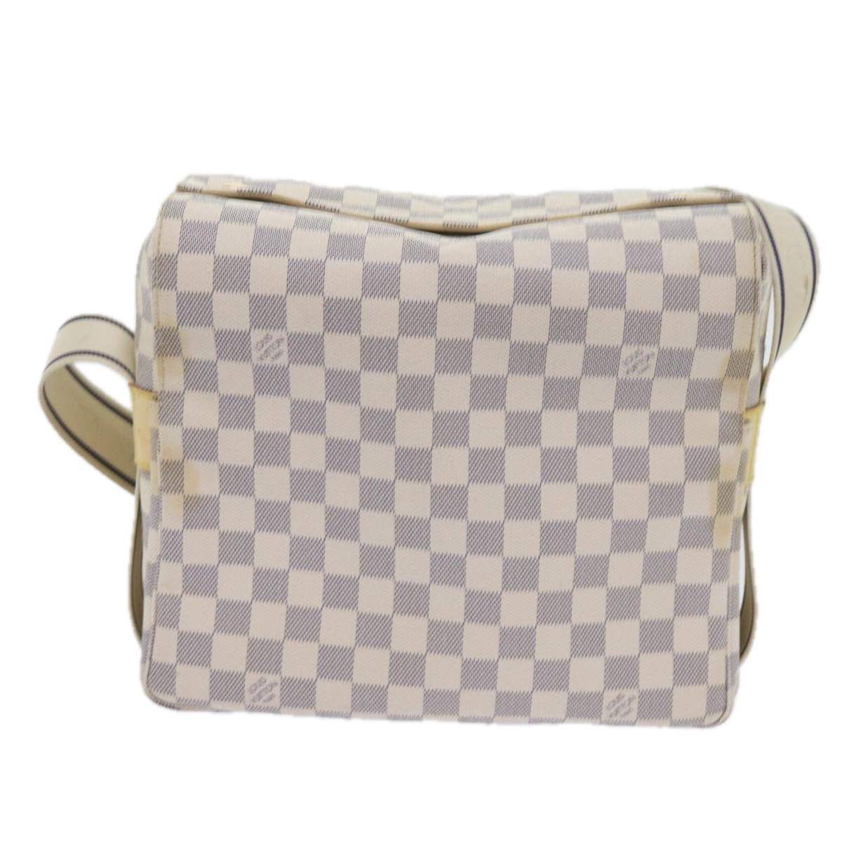 LOUIS VUITTON Damier Azur Naviglio Shoulder Bag N51189 LV Auth 58959