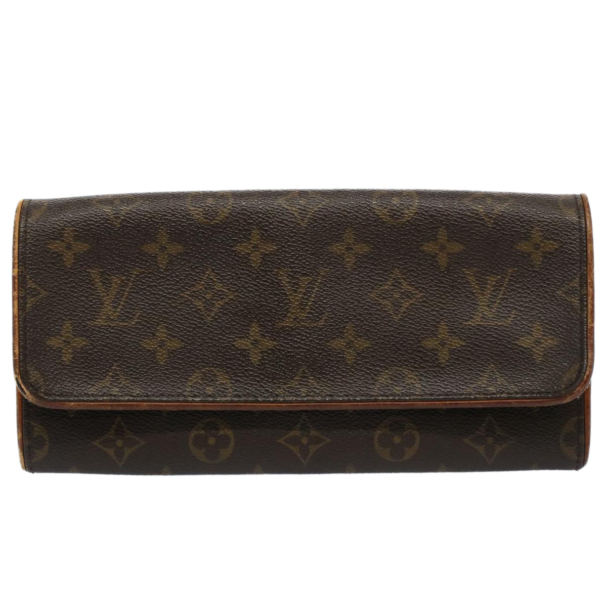 LOUIS VUITTON Monogram Pochette Twin GM Shoulder Bag M51852 LV Auth 58999