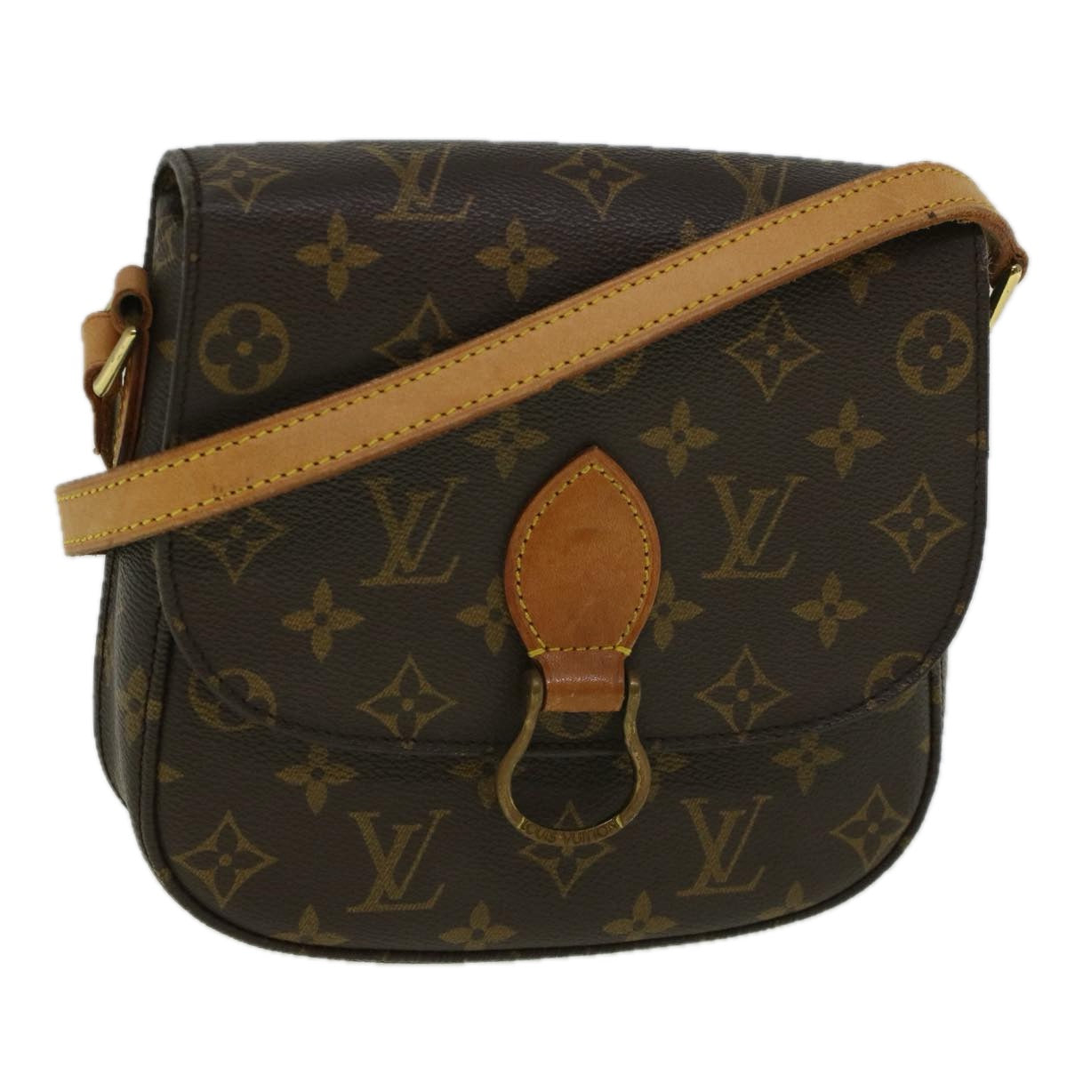 LOUIS VUITTON Monogram Saint Cloud MM Shoulder Bag M51243 LV Auth 59004