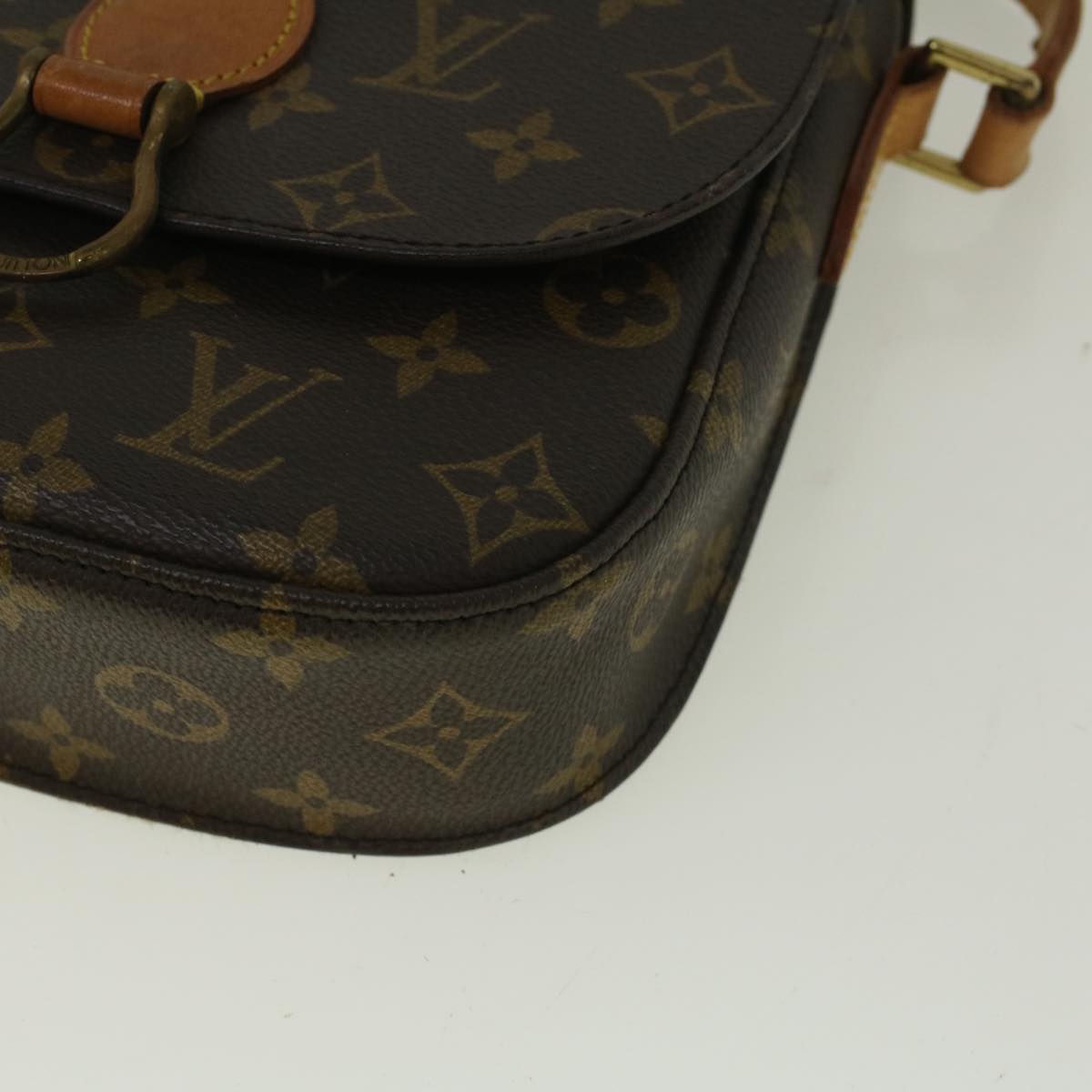 LOUIS VUITTON Monogram Saint Cloud MM Shoulder Bag M51243 LV Auth 59004