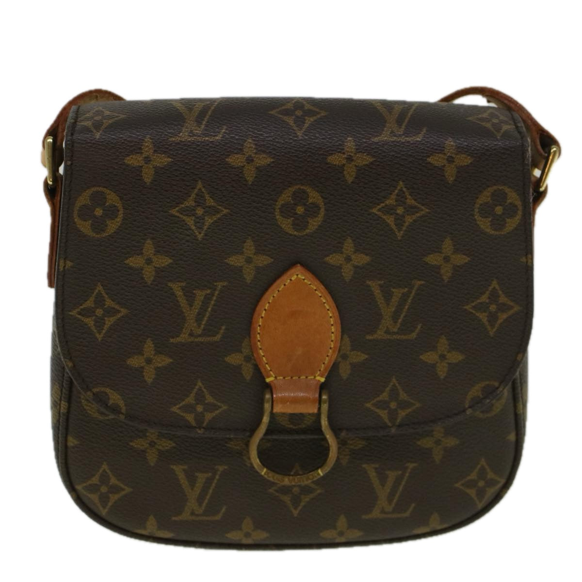 LOUIS VUITTON Monogram Saint Cloud MM Shoulder Bag M51243 LV Auth 59004