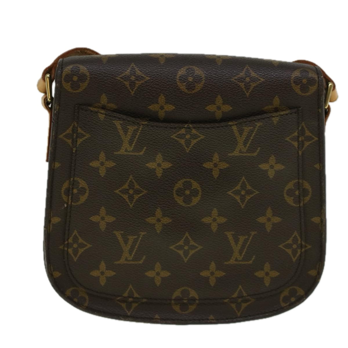 LOUIS VUITTON Monogram Saint Cloud MM Shoulder Bag M51243 LV Auth 59004