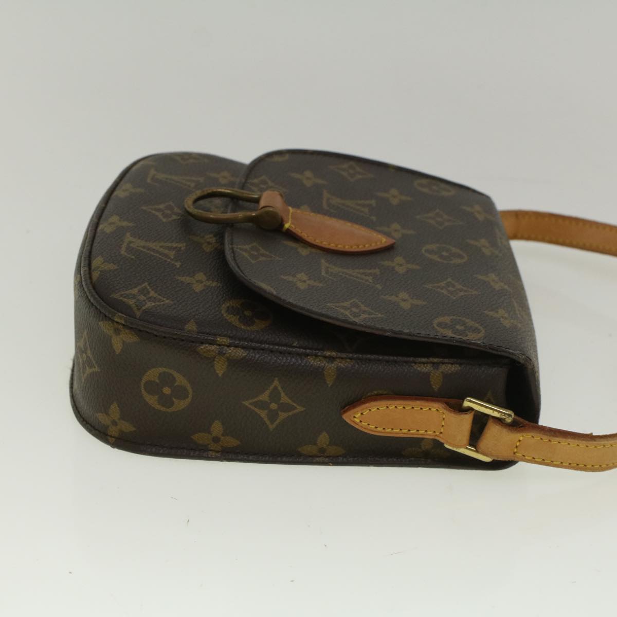 LOUIS VUITTON Monogram Saint Cloud MM Shoulder Bag M51243 LV Auth 59004