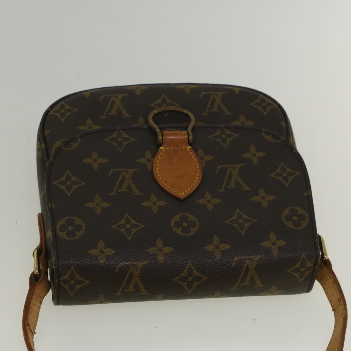 LOUIS VUITTON Monogram Saint Cloud MM Shoulder Bag M51243 LV Auth 59004