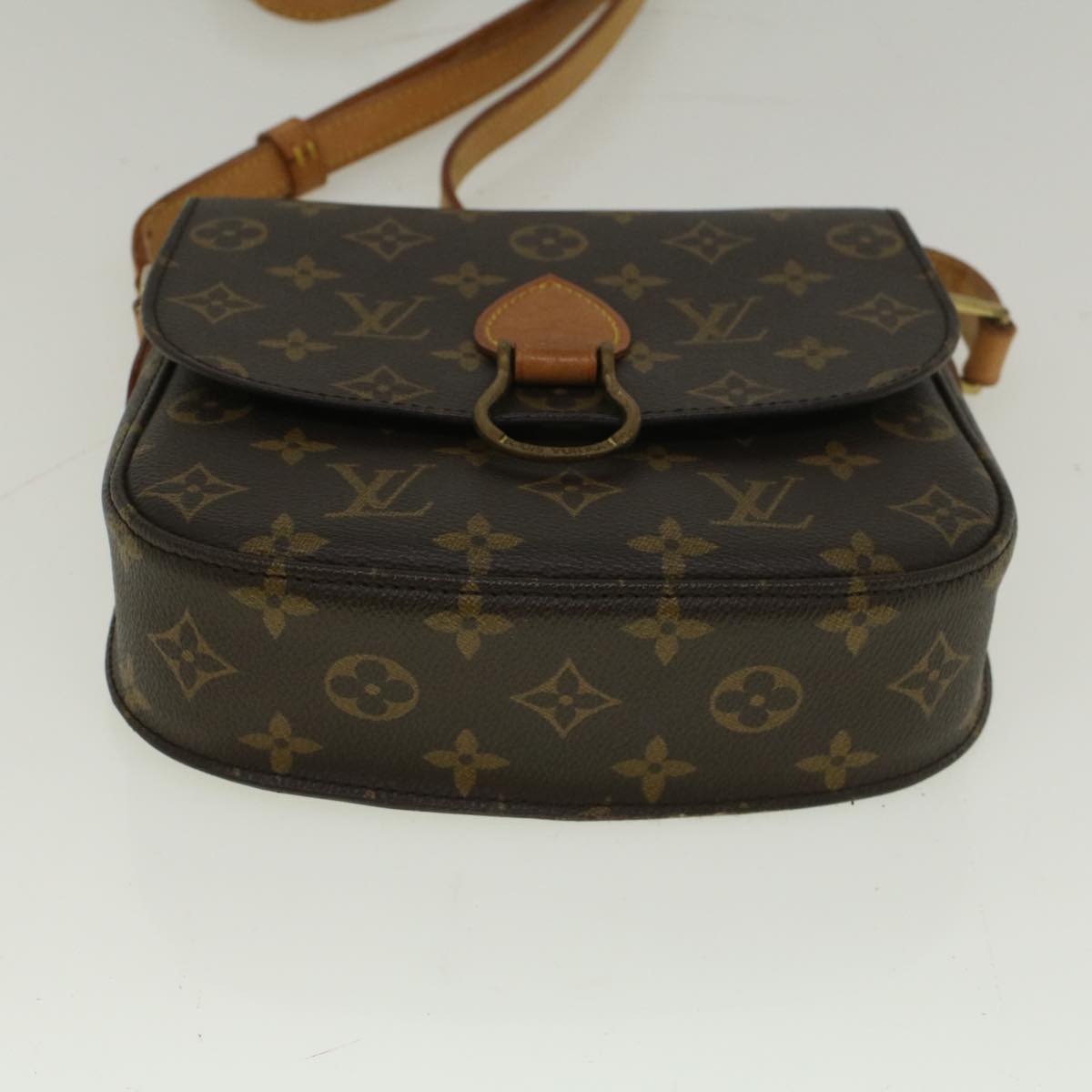 LOUIS VUITTON Monogram Saint Cloud MM Shoulder Bag M51243 LV Auth 59004