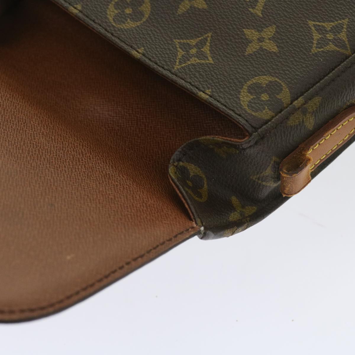 LOUIS VUITTON Monogram Saint Cloud MM Shoulder Bag M51243 LV Auth 59010