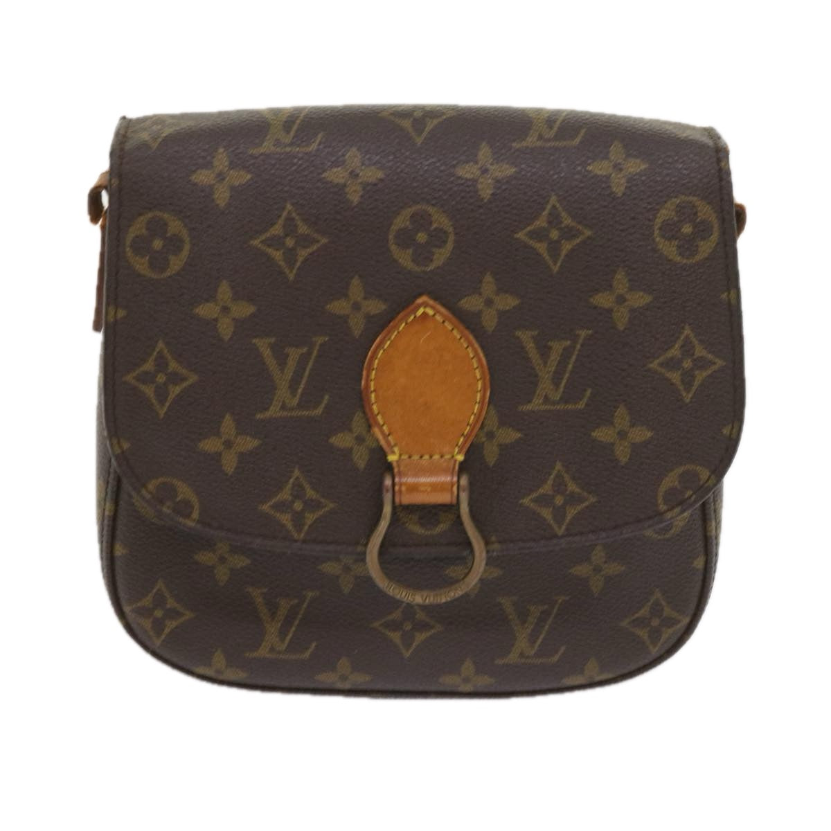 LOUIS VUITTON Monogram Saint Cloud MM Shoulder Bag M51243 LV Auth 59010