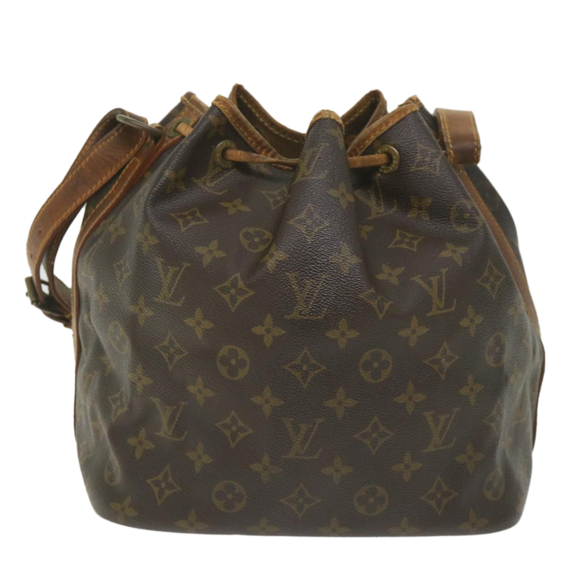 LOUIS VUITTON Monogram Petit Noe Shoulder Bag M42226 LV Auth 59038