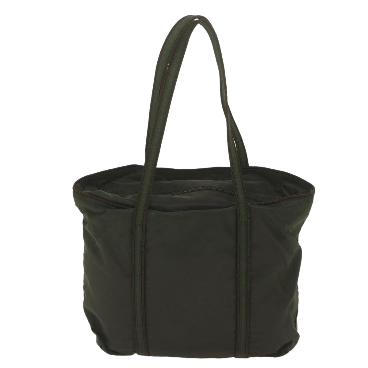 PRADA Tote Bag Nylon Khaki Auth 59062 - 0