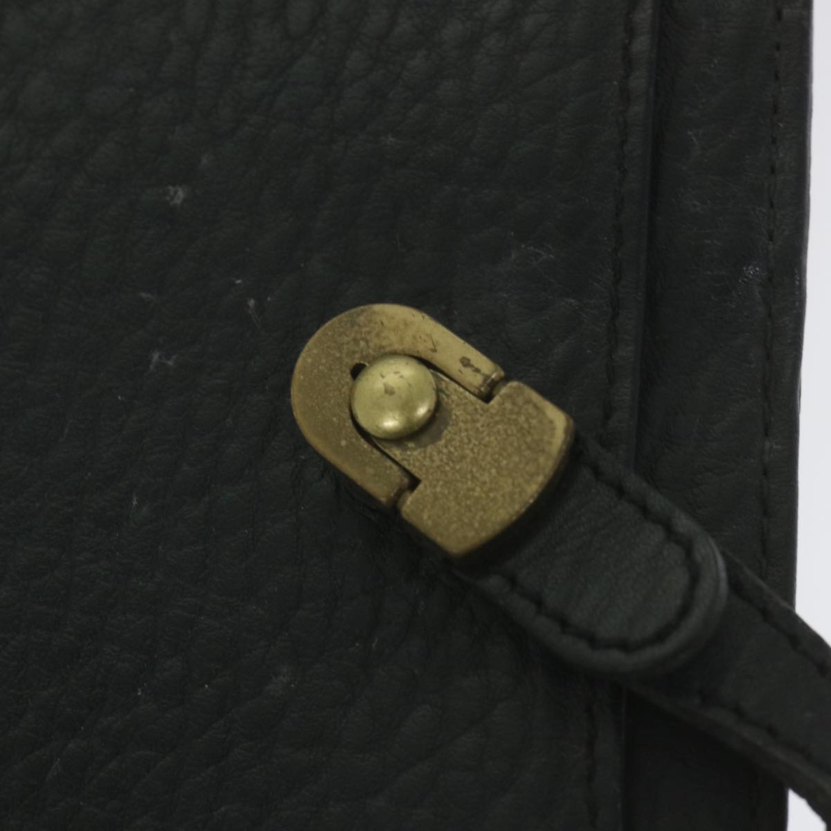 Burberrys Briefcase Leather Black Auth 59094