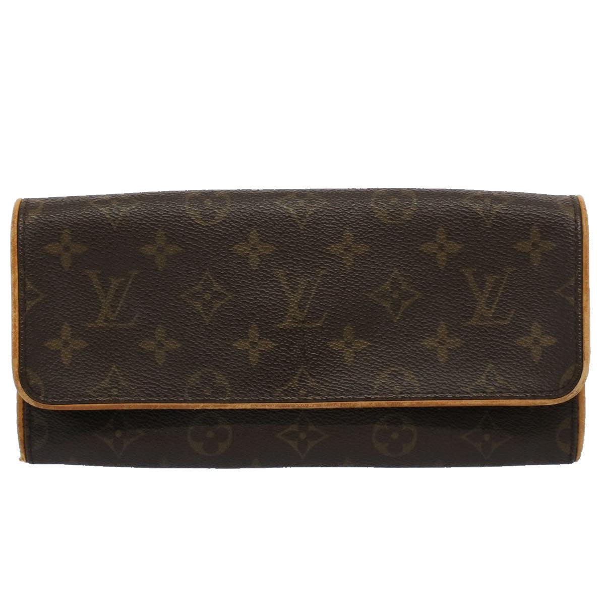 LOUIS VUITTON Monogram Pochette Twin GM Shoulder Bag M51852 LV Auth 59115