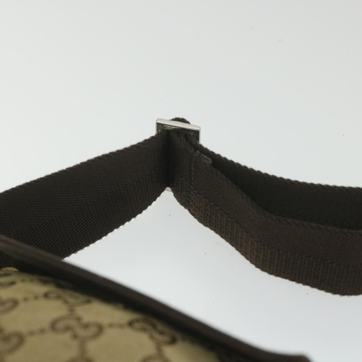 GUCCI GG Canvas Shoulder Bag Beige 28566 Auth 59156