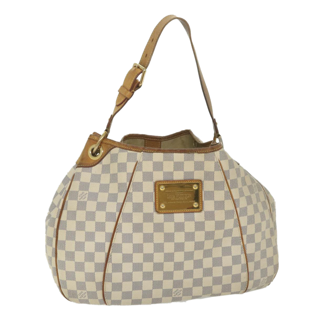 LOUIS VUITTON Damier Azur Galliera PM Shoulder Bag N55215 LV Auth 59169