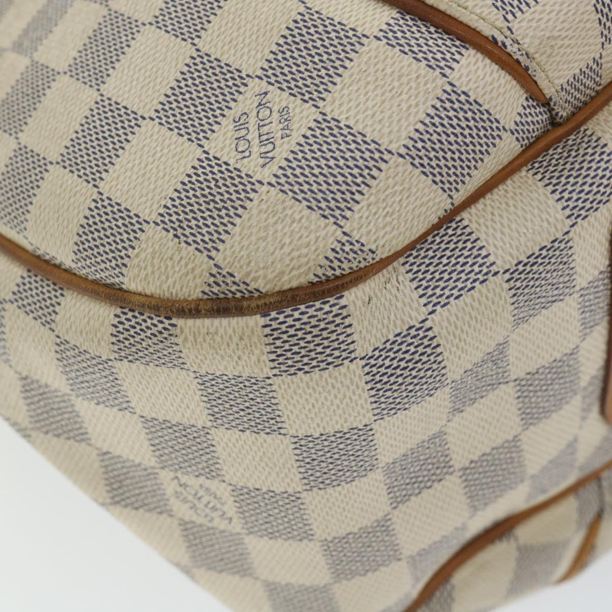 LOUIS VUITTON Damier Azur Galliera PM Shoulder Bag N55215 LV Auth 59169