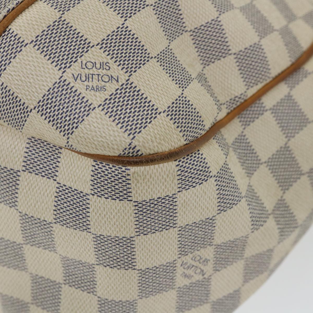 LOUIS VUITTON Damier Azur Galliera PM Shoulder Bag N55215 LV Auth 59169