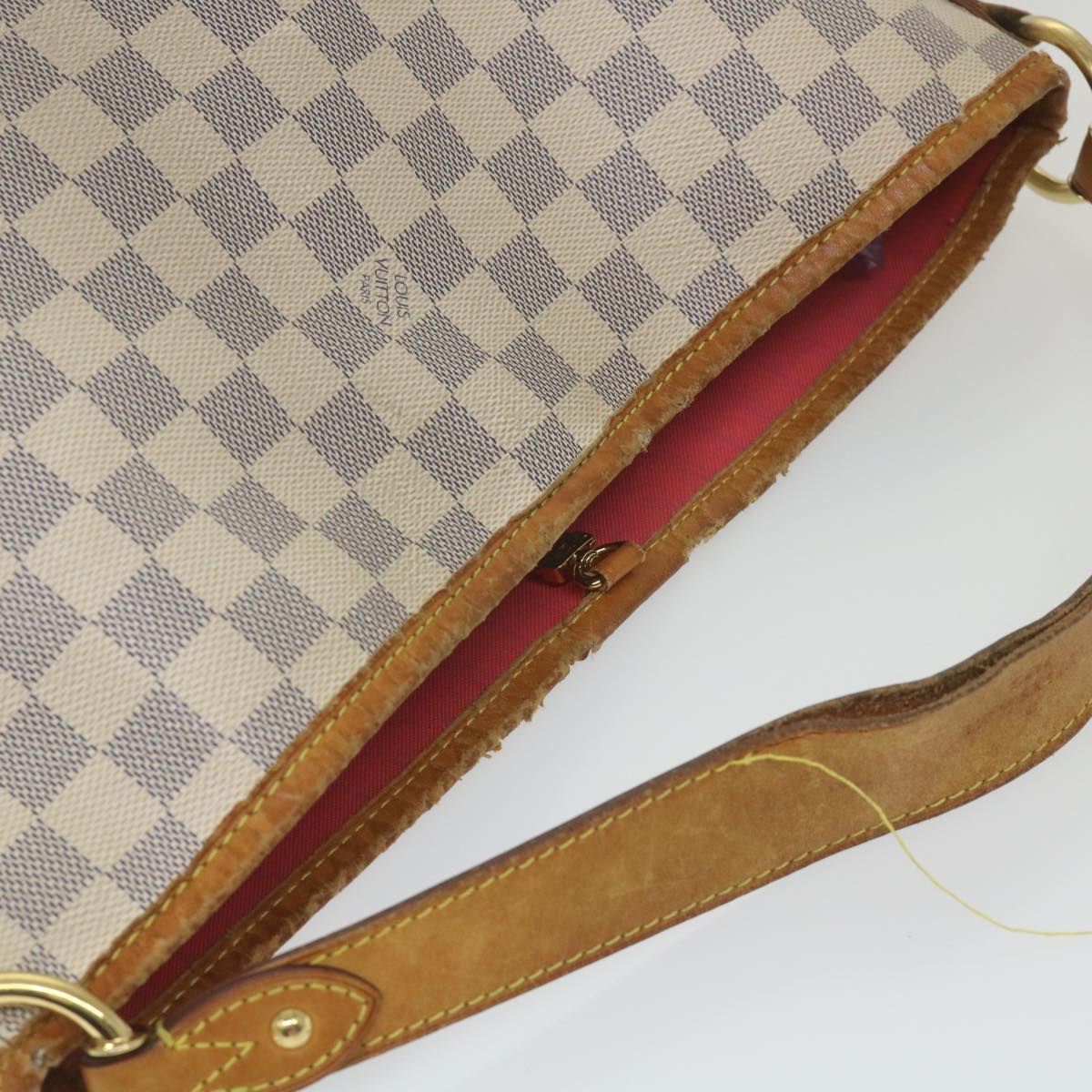 LOUIS VUITTON Damier Azur Delightful PM Shoulder Bag N41447 LV Auth 59171