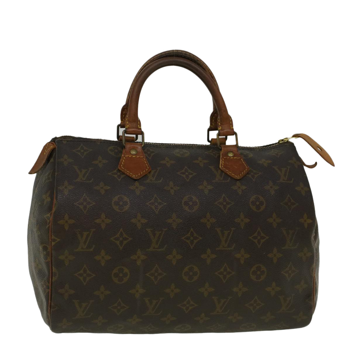 LOUIS VUITTON Monogram Speedy 30 Hand Bag M41526 LV Auth 59178