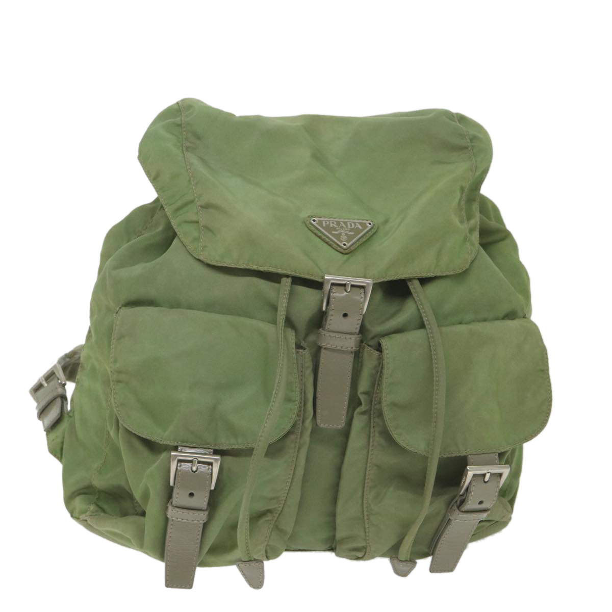PRADA Backpack Nylon Khaki Auth 59221 - 0