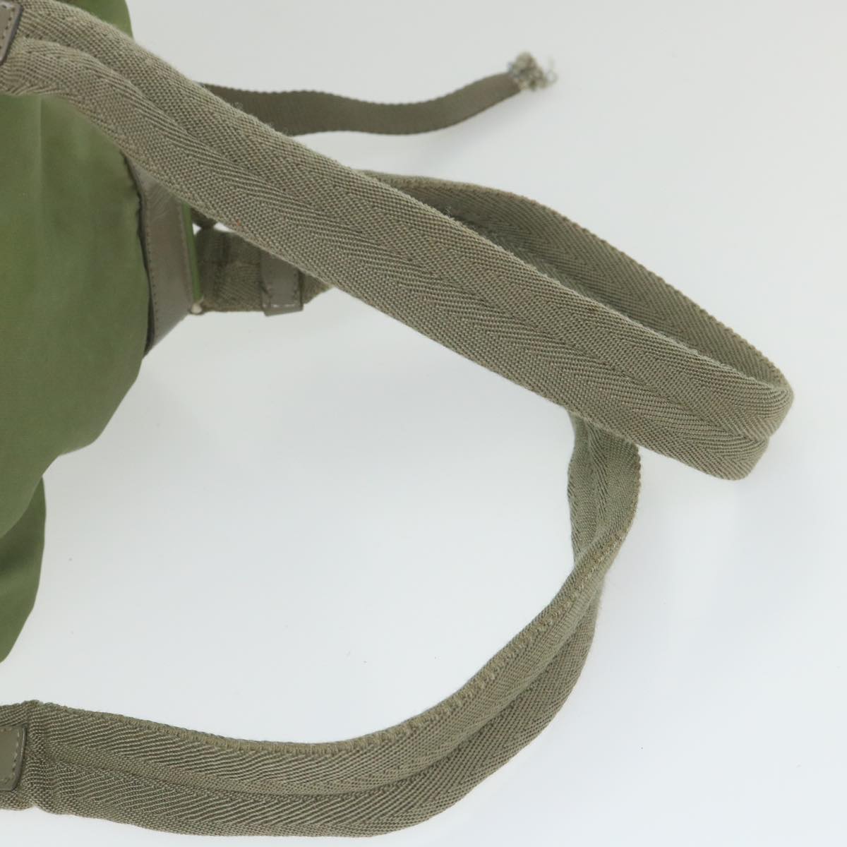 PRADA Backpack Nylon Khaki Auth 59221