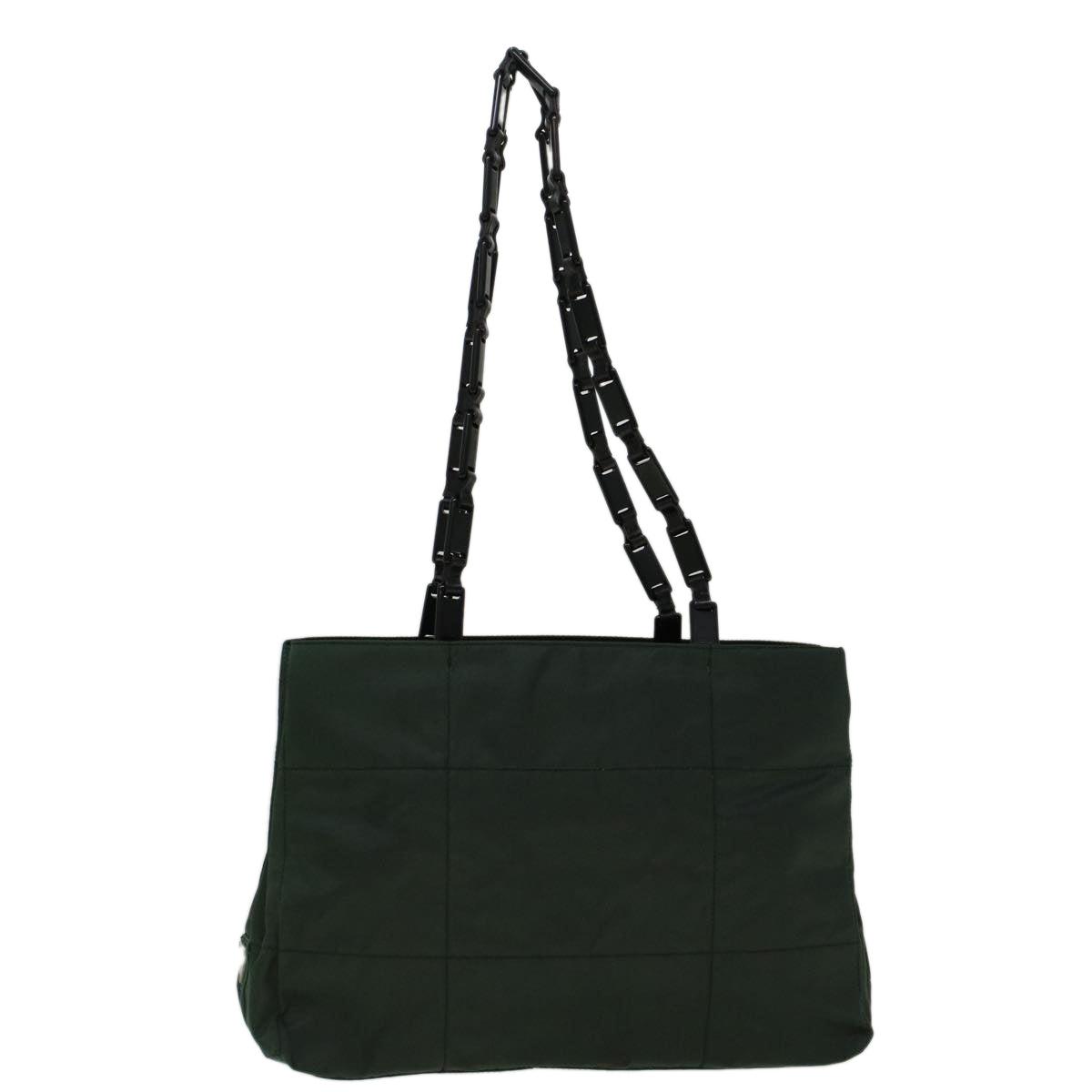 PRADA Tote Bag Nylon Green Auth 59230 - 0