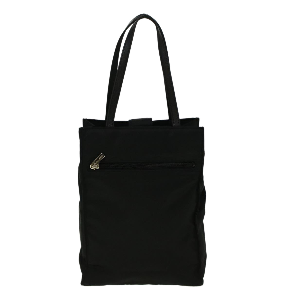 Burberrys Tote Bag Nylon Black Beige Auth 59251 - 0