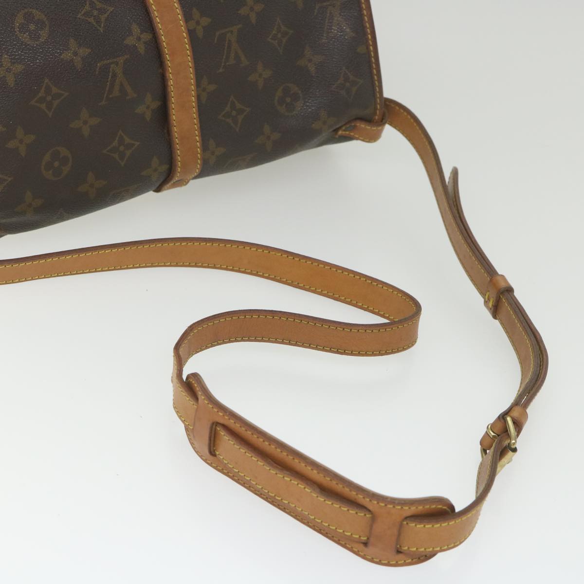 LOUIS VUITTON Monogram Saumur 30 Shoulder Bag M42256 LV Auth 59266