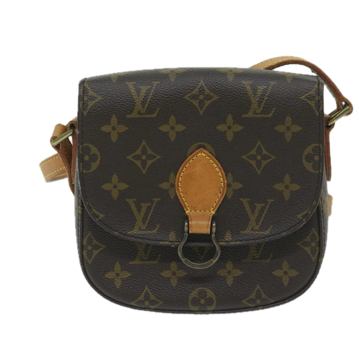 LOUIS VUITTON Monogram Saint Cloud PM Shoulder Bag M51244 LV Auth 59289