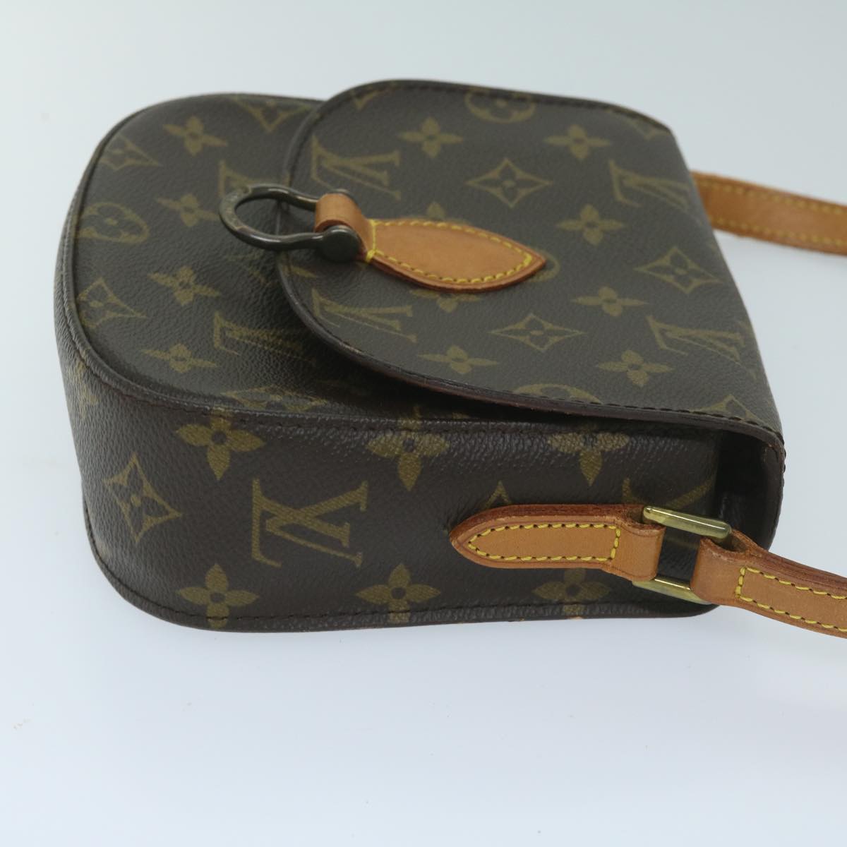 LOUIS VUITTON Monogram Saint Cloud PM Shoulder Bag M51244 LV Auth 59289