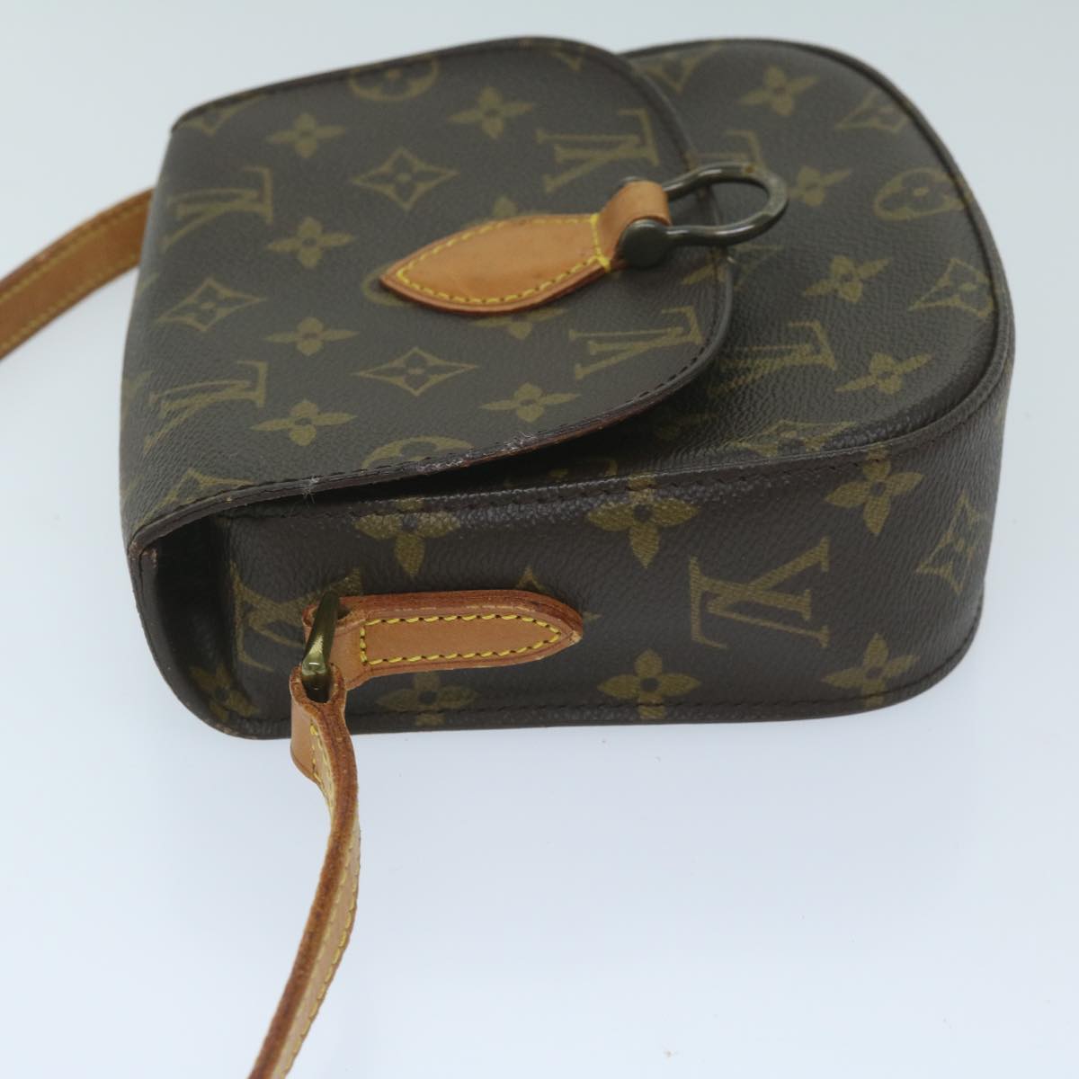 LOUIS VUITTON Monogram Saint Cloud PM Shoulder Bag M51244 LV Auth 59289