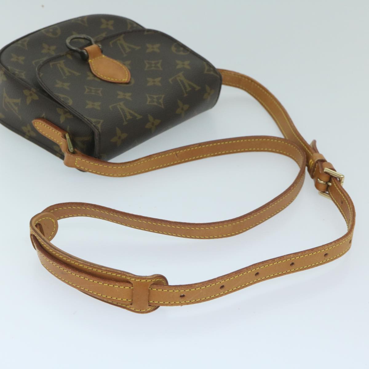 LOUIS VUITTON Monogram Saint Cloud PM Shoulder Bag M51244 LV Auth 59289