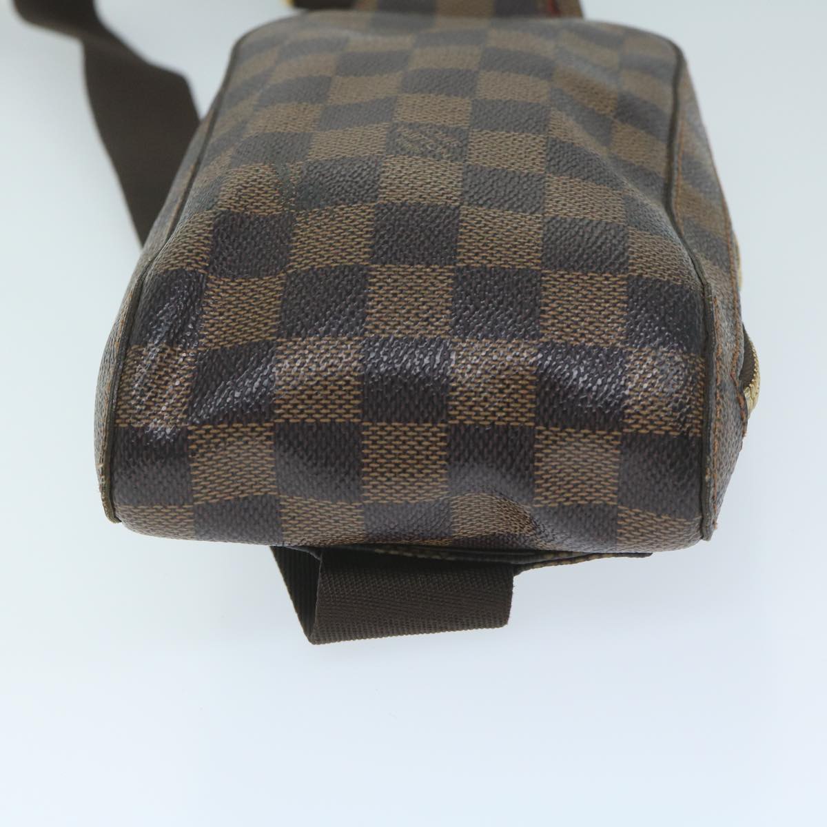 LOUIS VUITTON Damier Ebene Geronimos Shoulder Bag N51994 LV Auth 59293