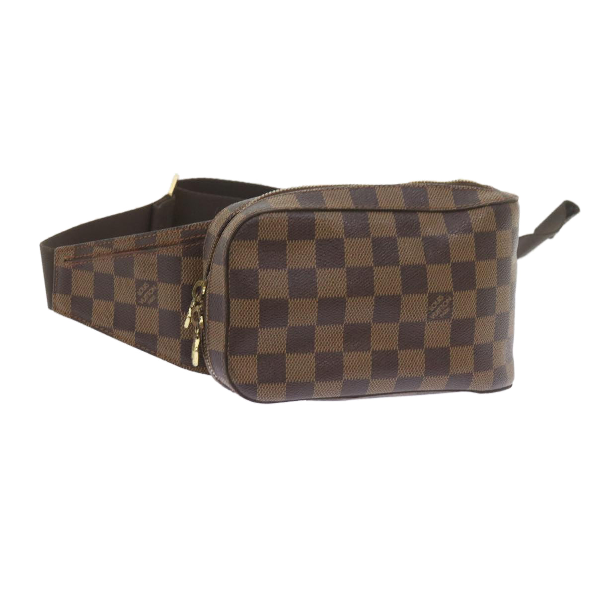 LOUIS VUITTON Damier Ebene Geronimos Shoulder Bag N51994 LV Auth 59296