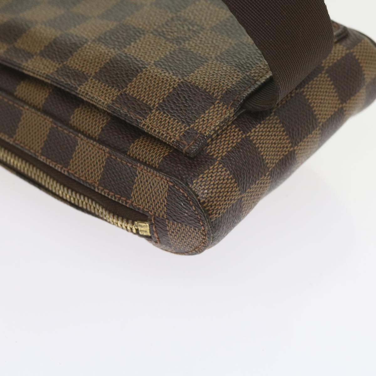 LOUIS VUITTON Damier Ebene Geronimos Shoulder Bag N51994 LV Auth 59296