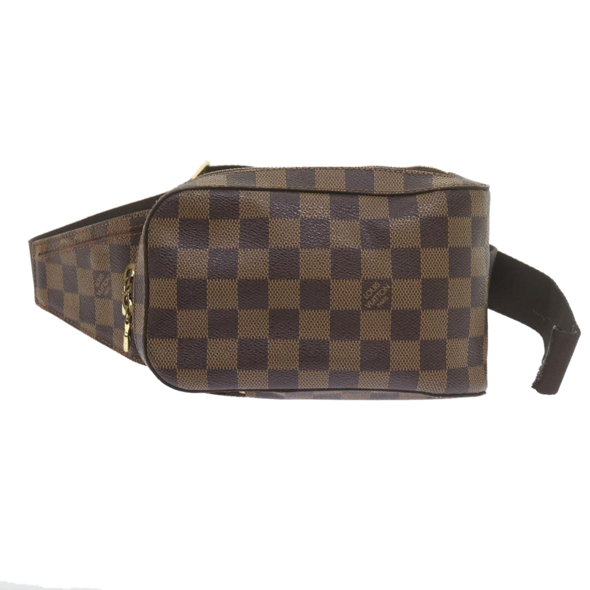 LOUIS VUITTON Damier Ebene Geronimos Shoulder Bag N51994 LV Auth 59296