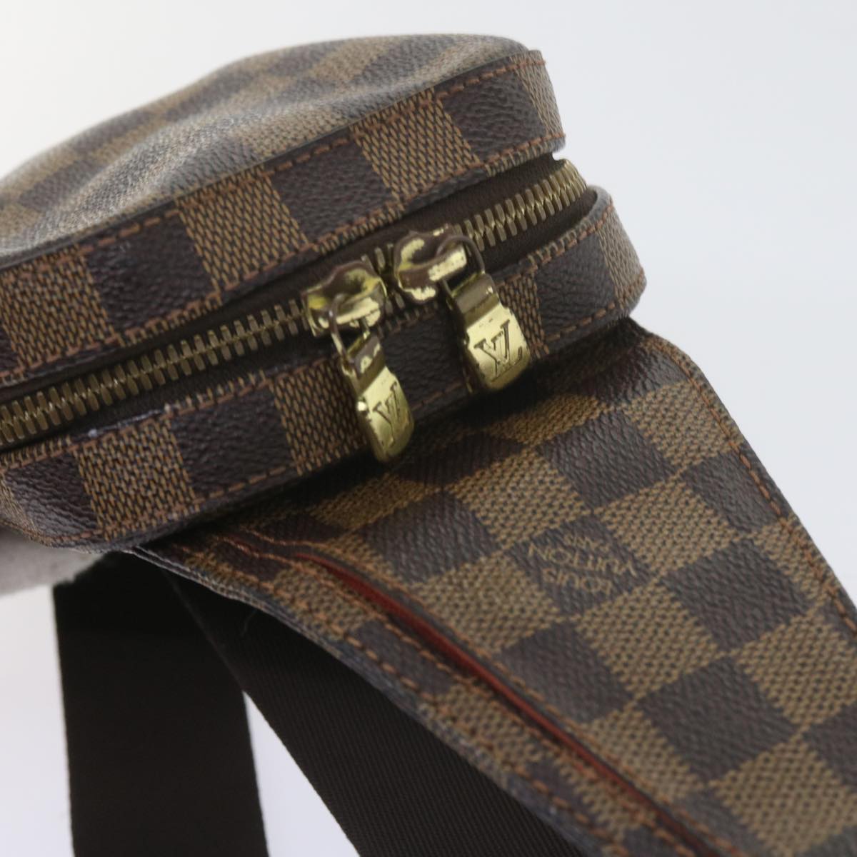 LOUIS VUITTON Damier Ebene Geronimos Shoulder Bag N51994 LV Auth 59296