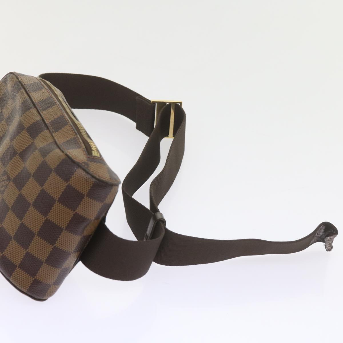 LOUIS VUITTON Damier Ebene Geronimos Shoulder Bag N51994 LV Auth 59296