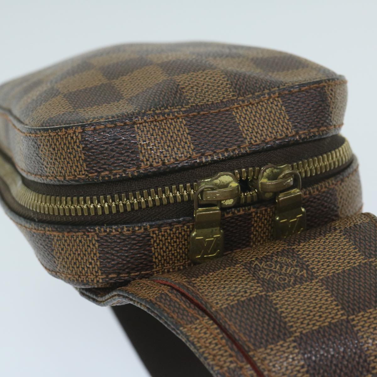 LOUIS VUITTON Damier Ebene Geronimos Shoulder Bag N51994 LV Auth 59298