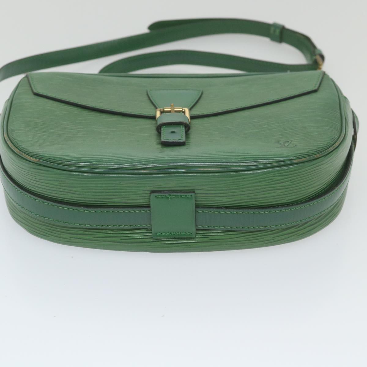 LOUIS VUITTON Epi Jeune Fille MM Shoulder Bag Green M52154 LV Auth 59302