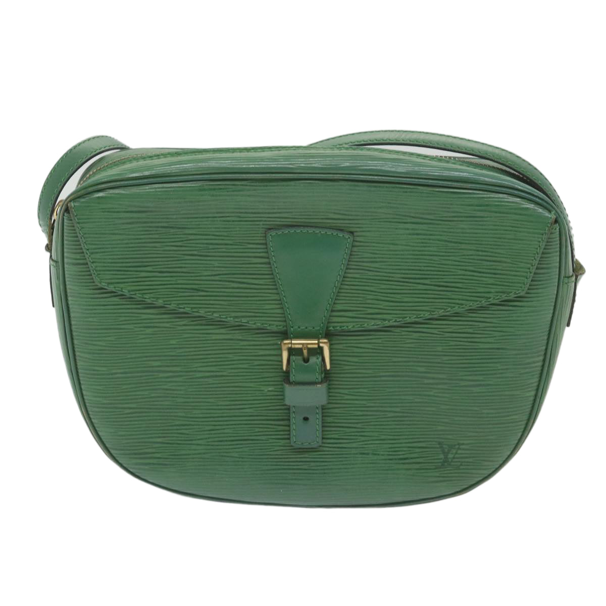 LOUIS VUITTON Epi Jeune Fille MM Shoulder Bag Green M52154 LV Auth 59302