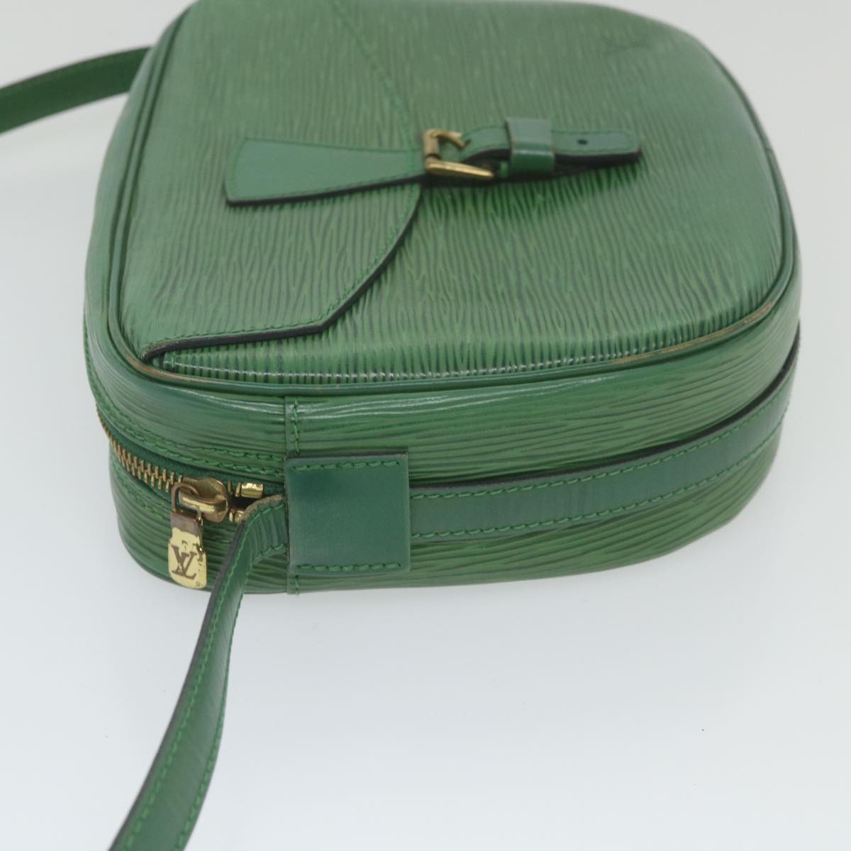 LOUIS VUITTON Epi Jeune Fille MM Shoulder Bag Green M52154 LV Auth 59302