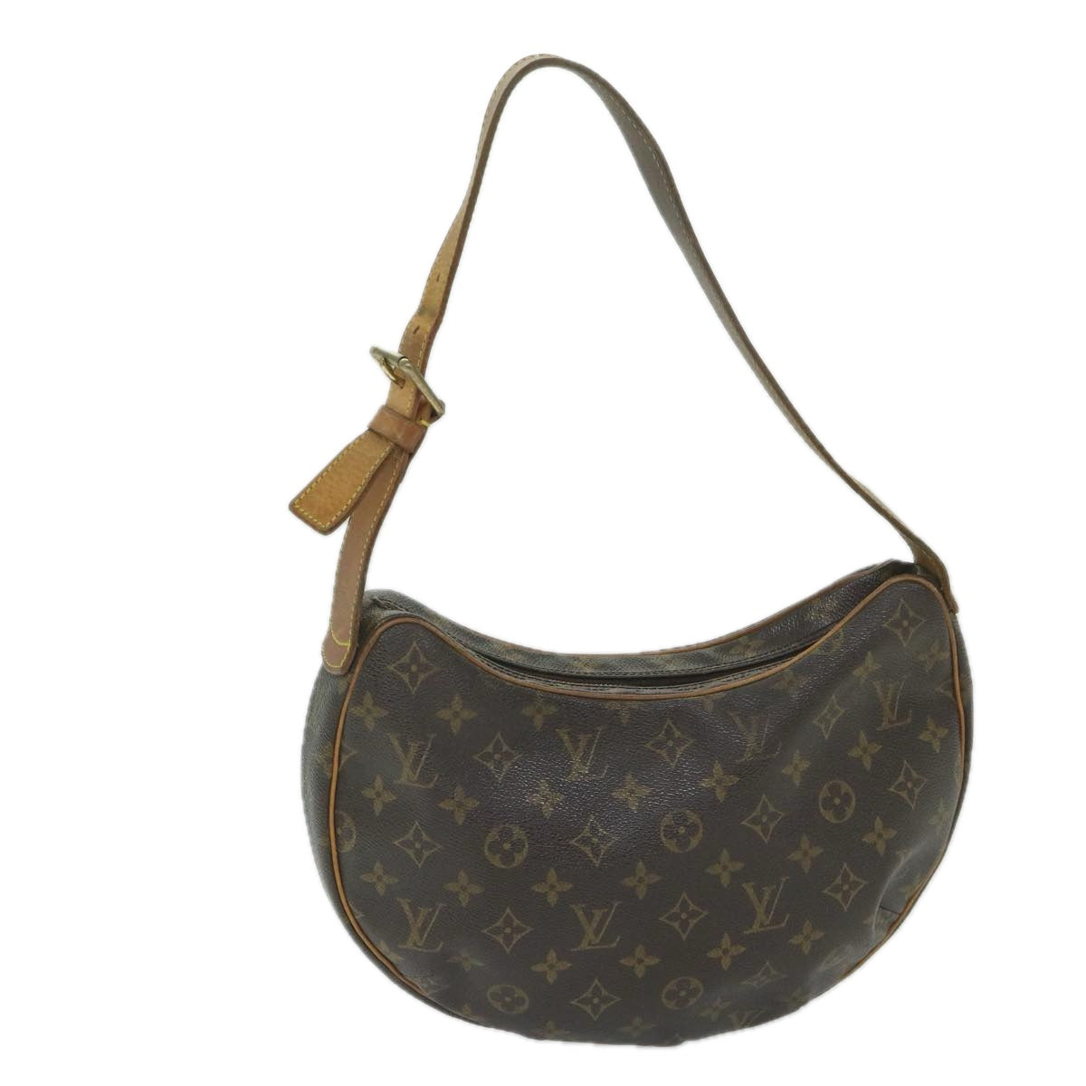 LOUIS VUITTON Monogram Croissant MM Shoulder Bag M51512 LV Auth 59314