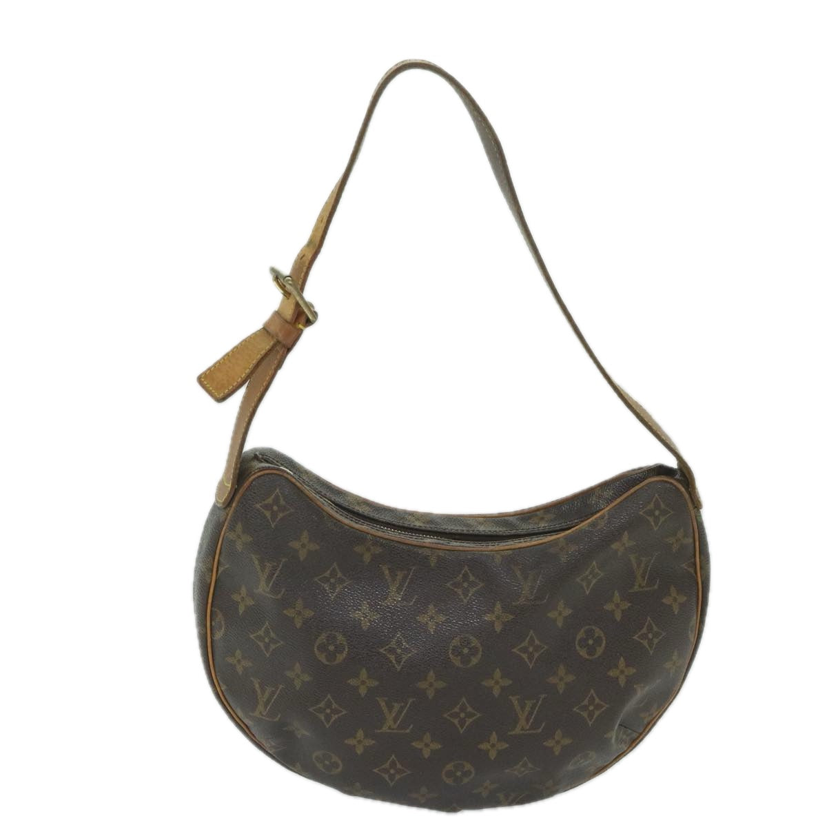 LOUIS VUITTON Monogram Croissant MM Shoulder Bag M51512 LV Auth 59314