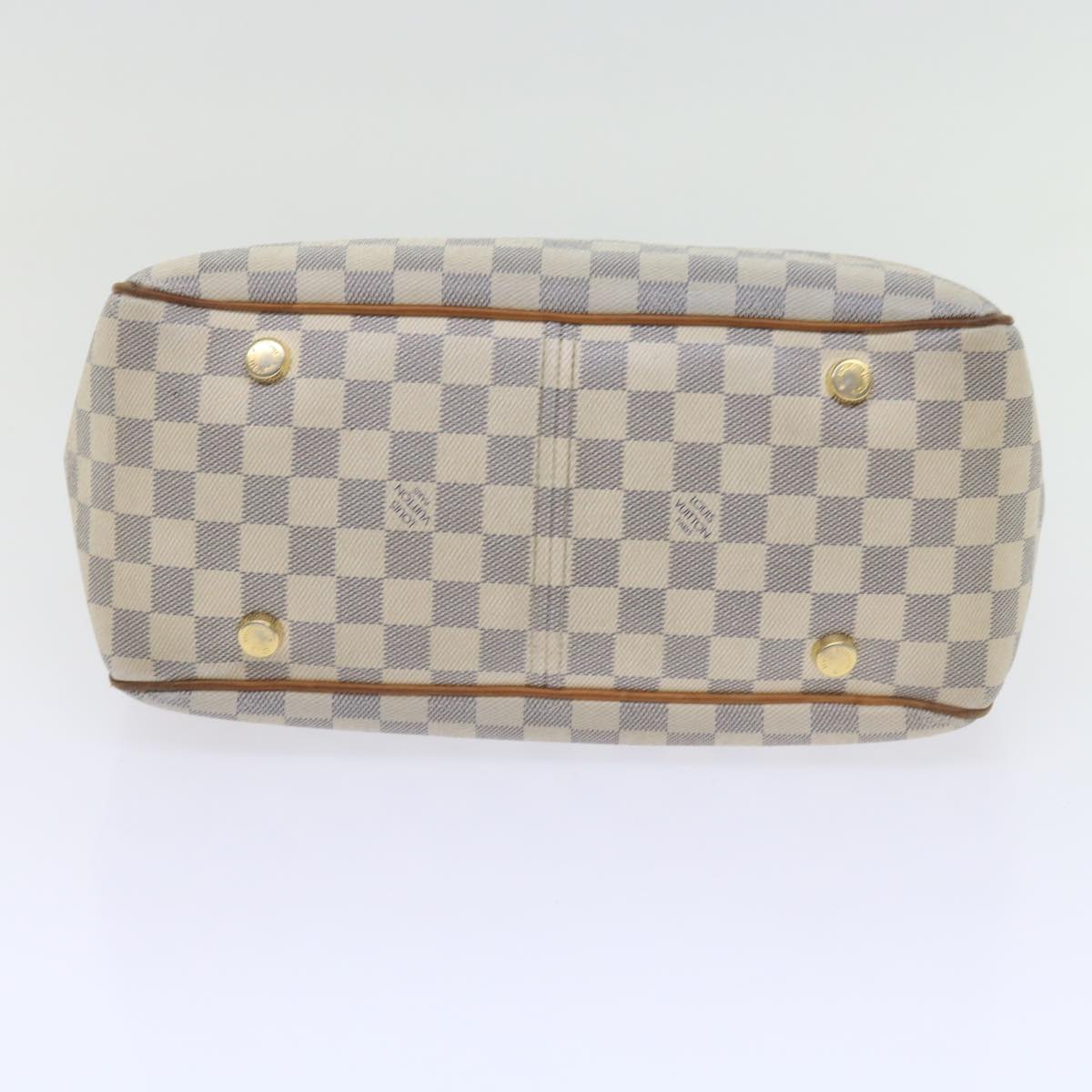 LOUIS VUITTON Damier Azur Figueri PM Shoulder Bag N41176 LV Auth 59334