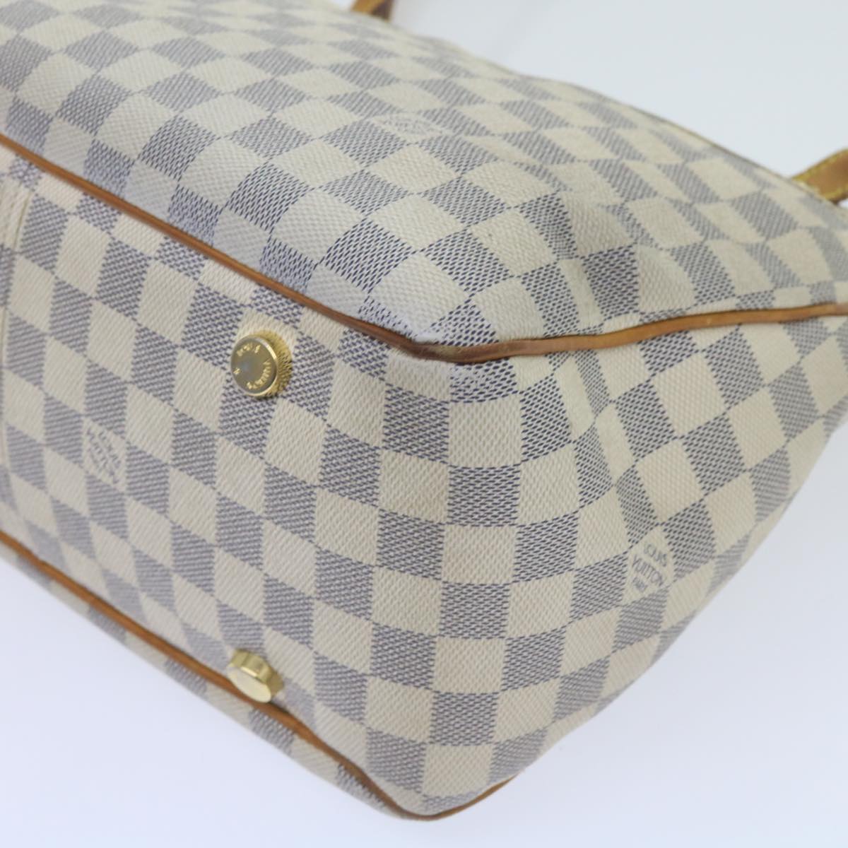 LOUIS VUITTON Damier Azur Figueri PM Shoulder Bag N41176 LV Auth 59334