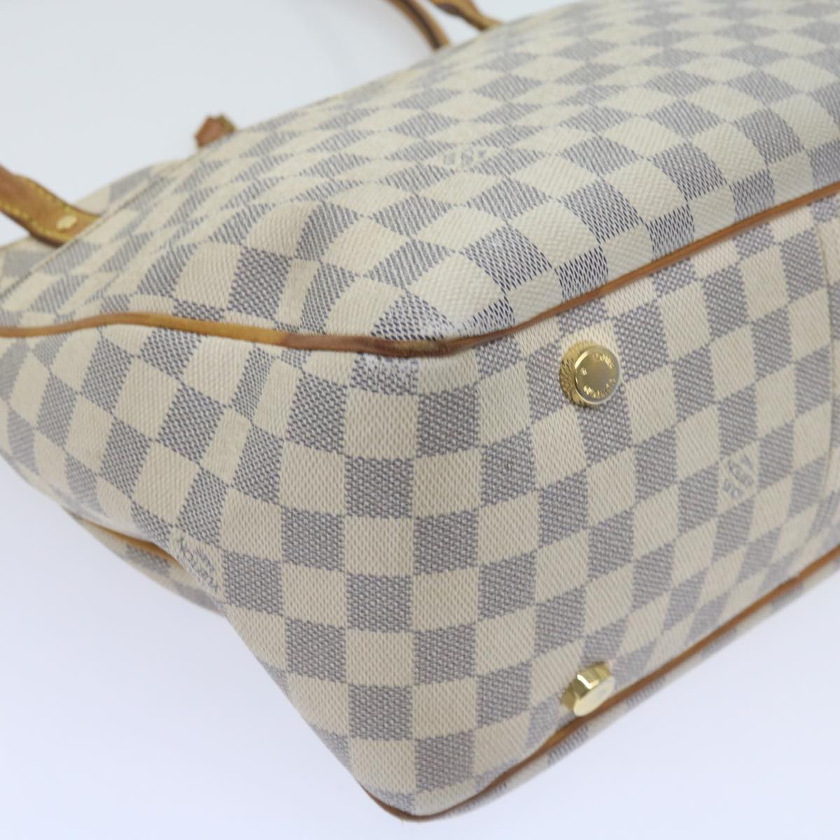 LOUIS VUITTON Damier Azur Figueri PM Shoulder Bag N41176 LV Auth 59334