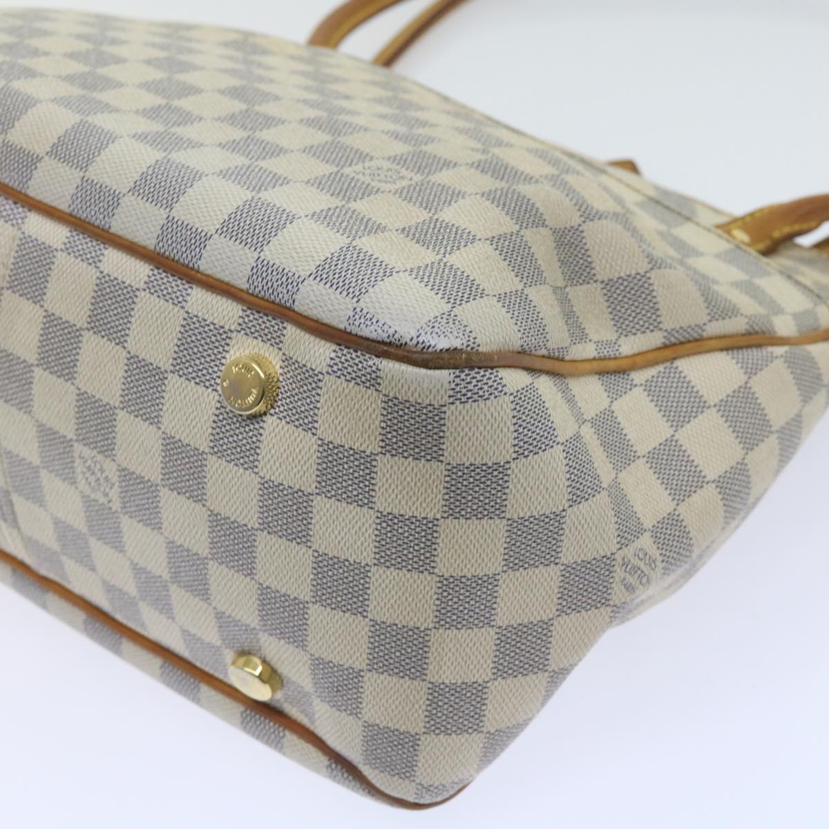 LOUIS VUITTON Damier Azur Figueri PM Shoulder Bag N41176 LV Auth 59334