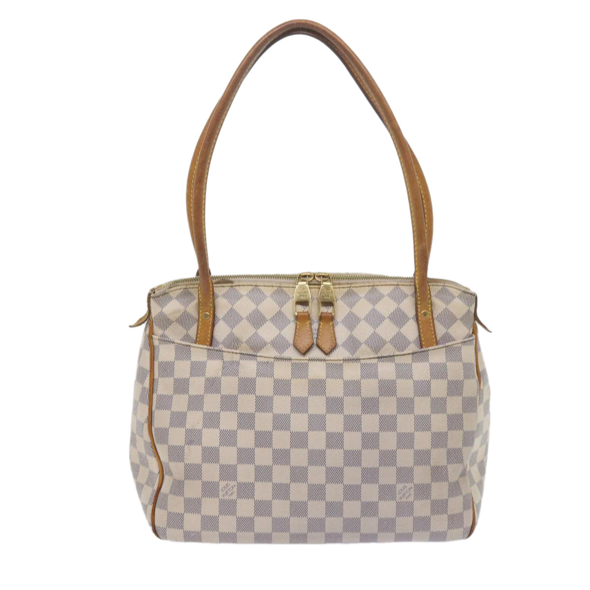 LOUIS VUITTON Damier Azur Figueri PM Shoulder Bag N41176 LV Auth 59334 - 0