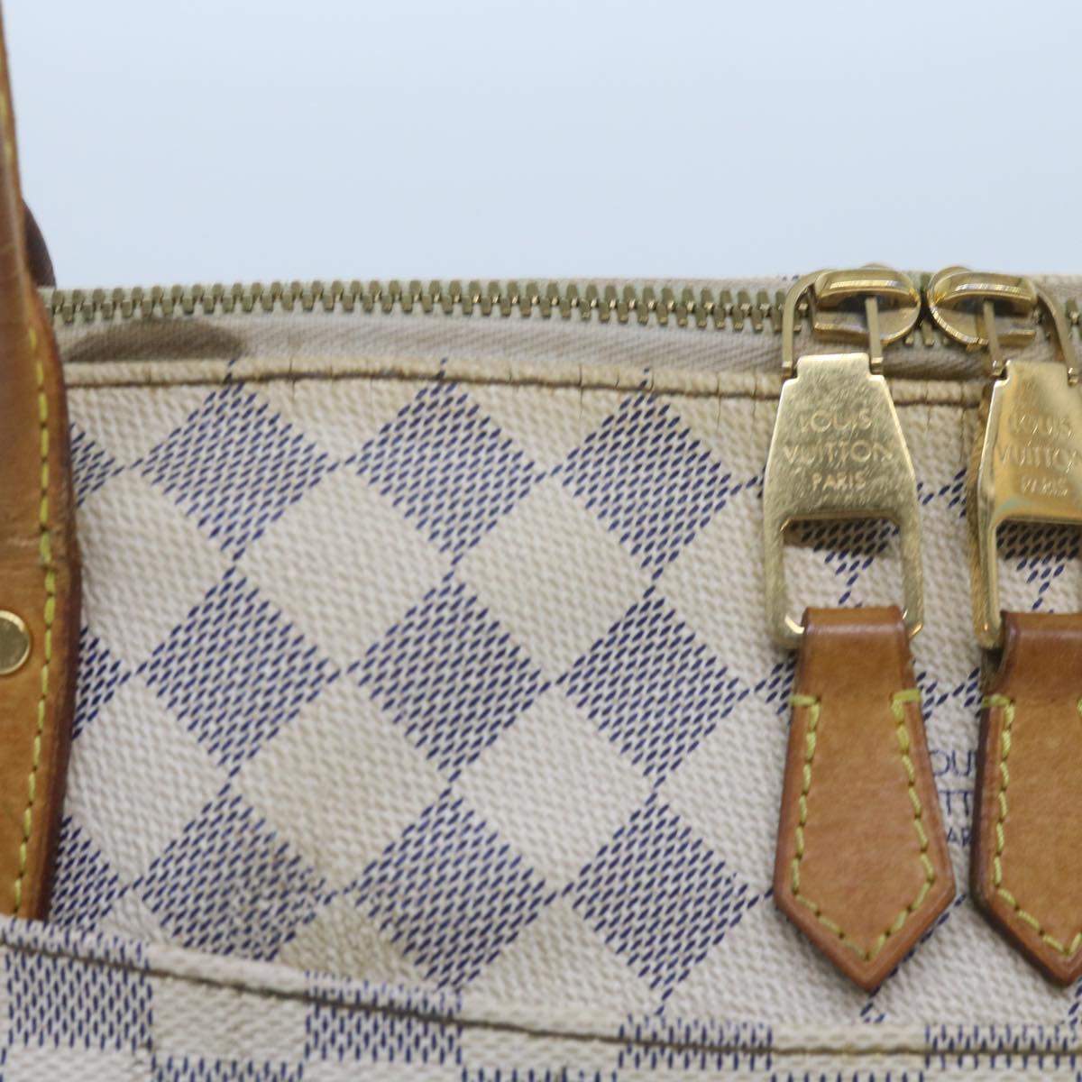 LOUIS VUITTON Damier Azur Figueri PM Shoulder Bag N41176 LV Auth 59334